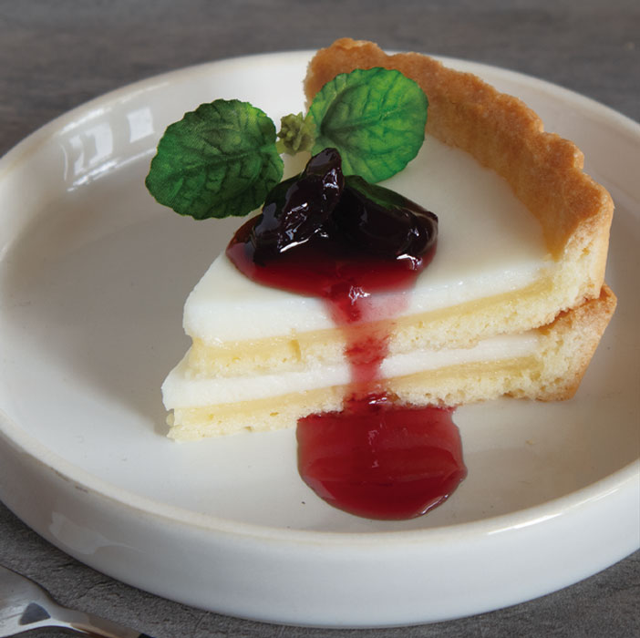 果肉入りぶどうチーズケーキ